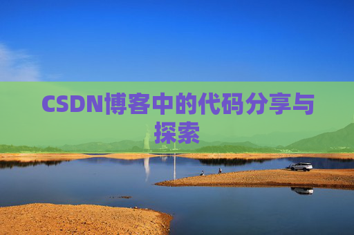 CSDN博客中的代码分享与探索